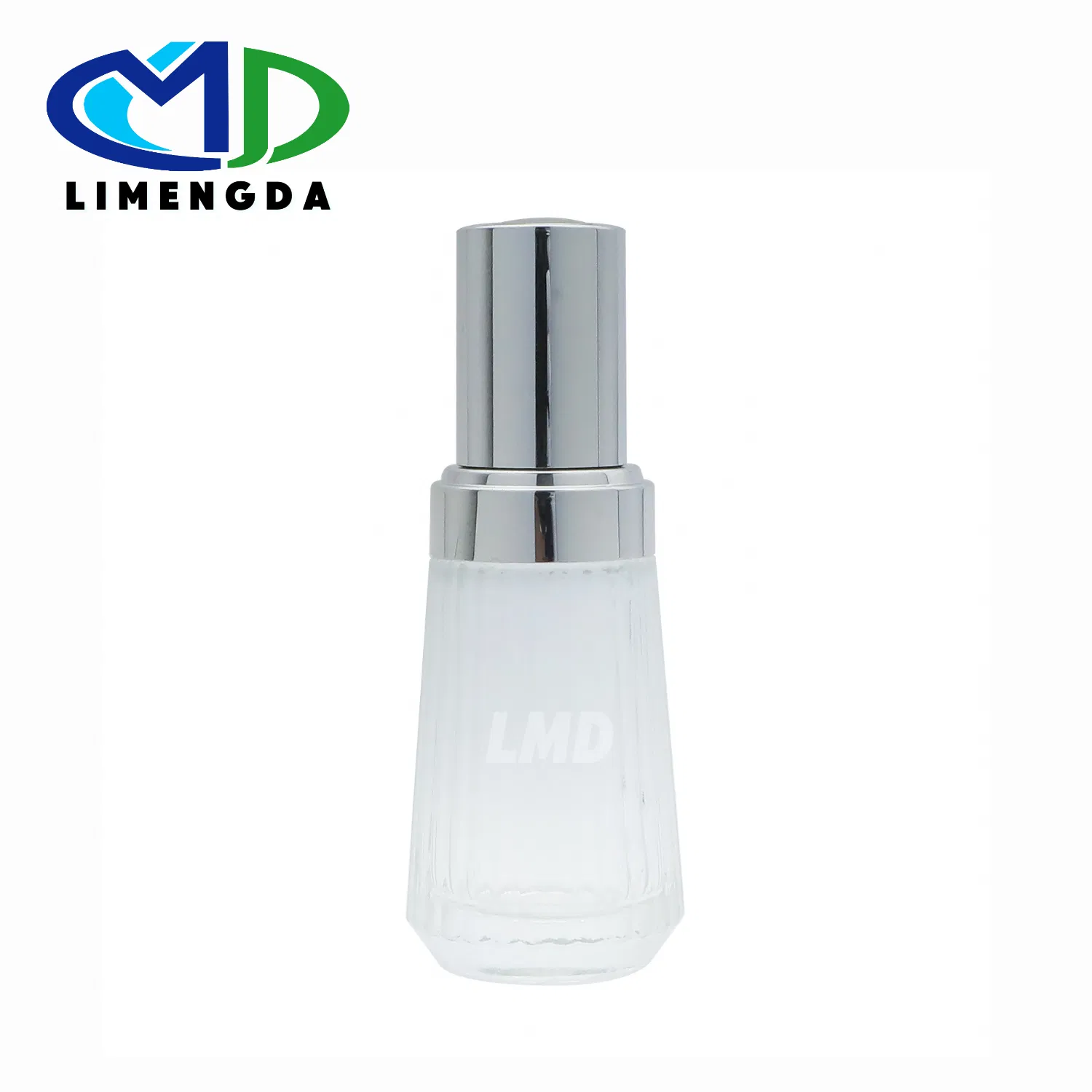 Wholesale 18 Press Essential Oil Dropper Electroplated Dropper for Cosmetic Glass Bottle