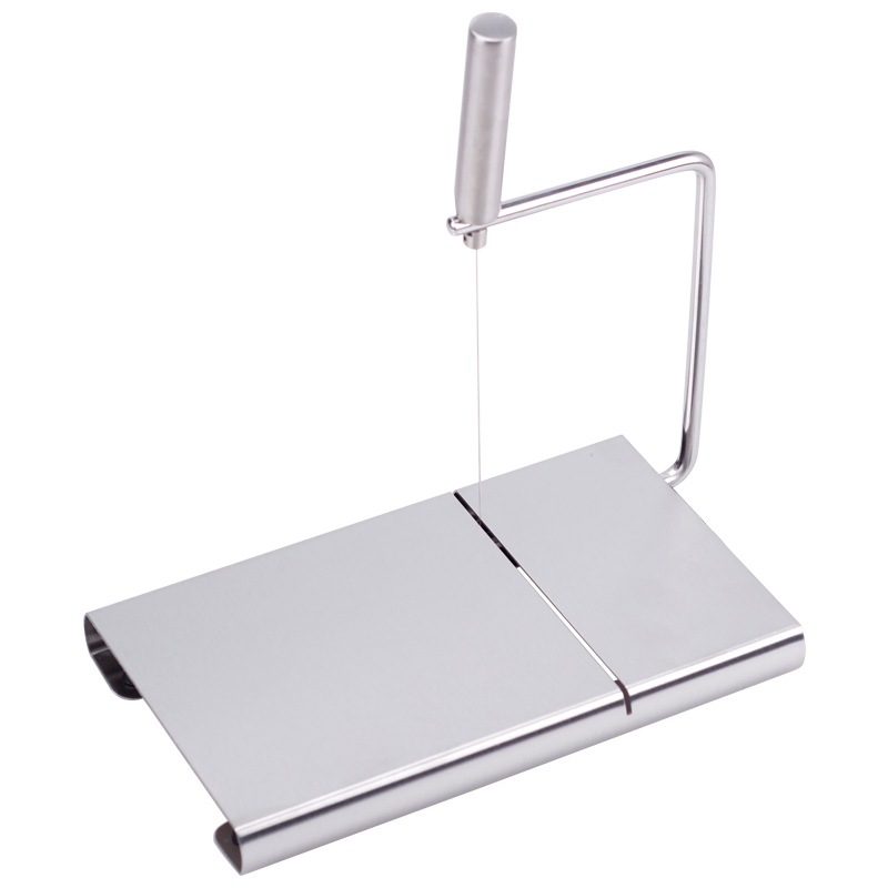 Stainless Steel Cheese Cutter with Durable Wire Board Slicer Replaceable Ai15852