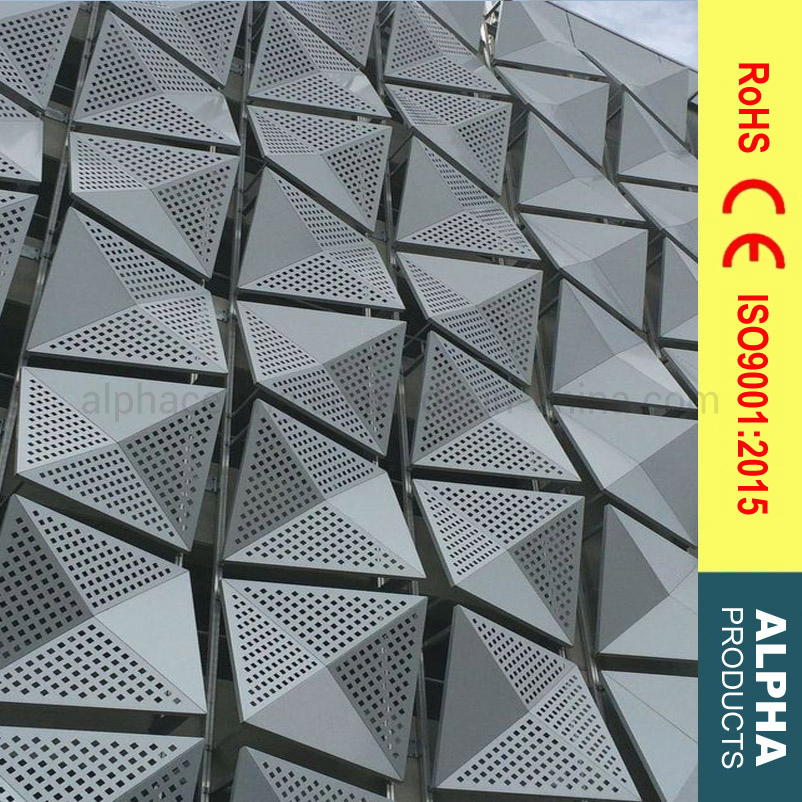 Exterior Wall Facade Metal Curtain Wall Decorative Internal Aluminum Solid Panel