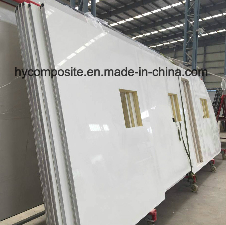 Smooth Glossy Fiberglass XPS Composite Panel for Caravan Body&Prefab Housing