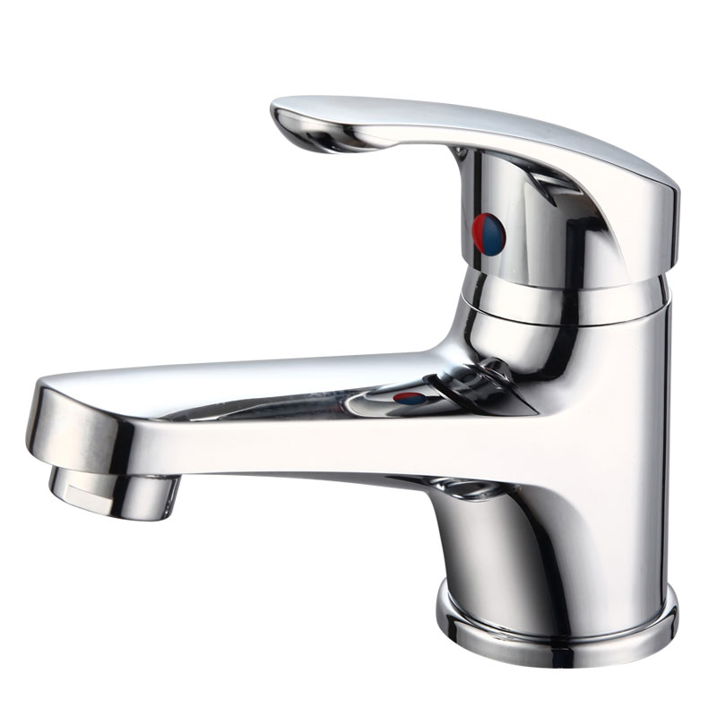 Cheaper Single Plastic ABS Kitchen/Basin/Bathroom Faucet with Chrome Finished