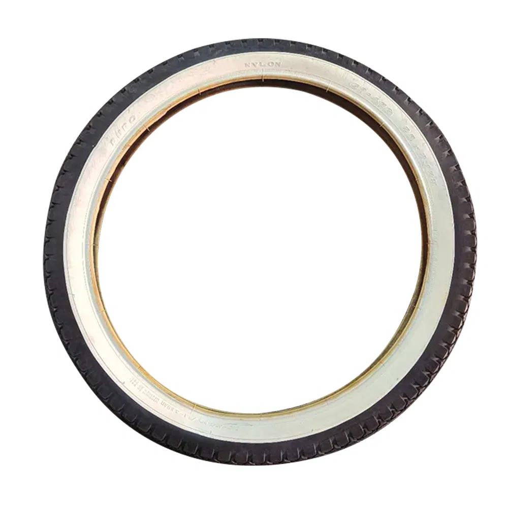 Велосипедная покрышка 20*2.125 с белой боковиной