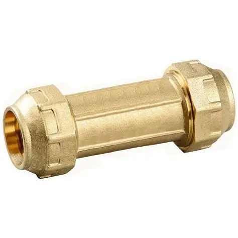 Brass Compression Fittings with Female Nut for Polyethylene Pipe