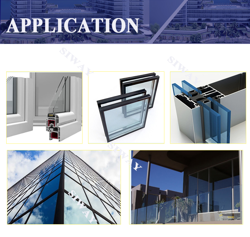 Designed for Plywood Stone Marble Aluminum Curtain Wall Glass Two Component Silicone Structural Glazing Sealant