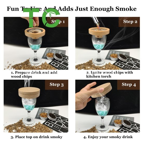 Wholesale Smoker Wood Chips Wood Chips Set for Smoke Cocktail Natural Wood Chips