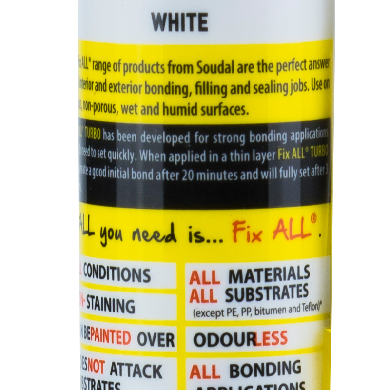 Fix All Turbo Silicone Sealant with High Ultimate