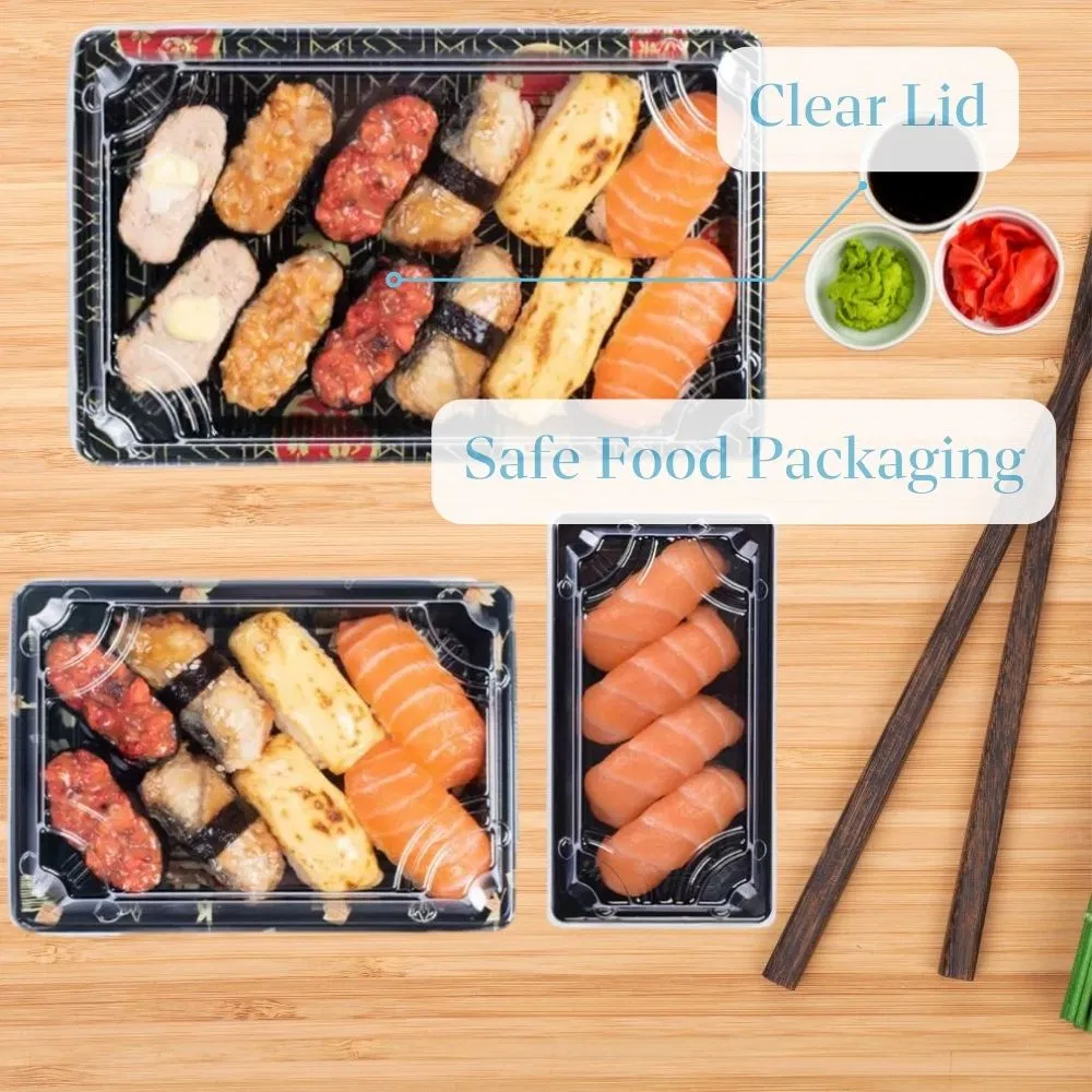 Wholesale Light Blue Takeaway Food Packaging Sushi Togo Box