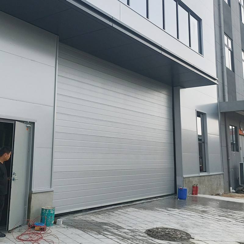 CE Certified Automatic Remote Control Sectional Sliding Automatic Door for Logistics Park