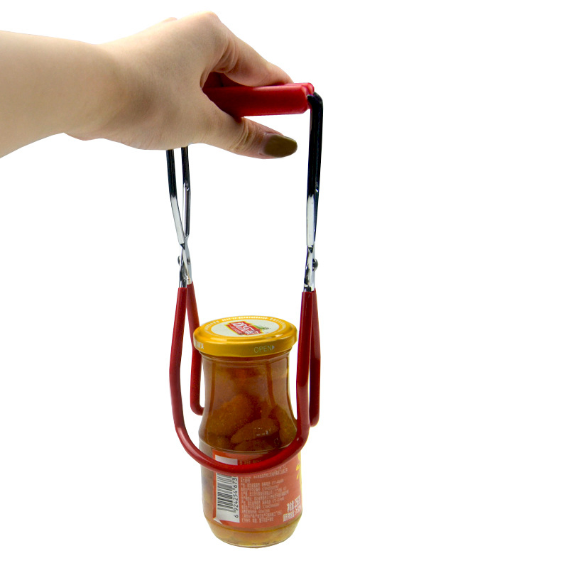 Canned Jar Tongs Stainless Steel Tank Lifter Gripper Non-Slip Bottle Picker Wbb13871