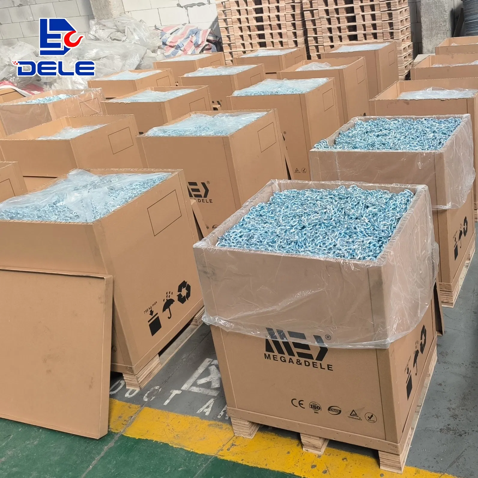 High Strength Welded Chain Grade 80 Alloy Steel Lifting Chain