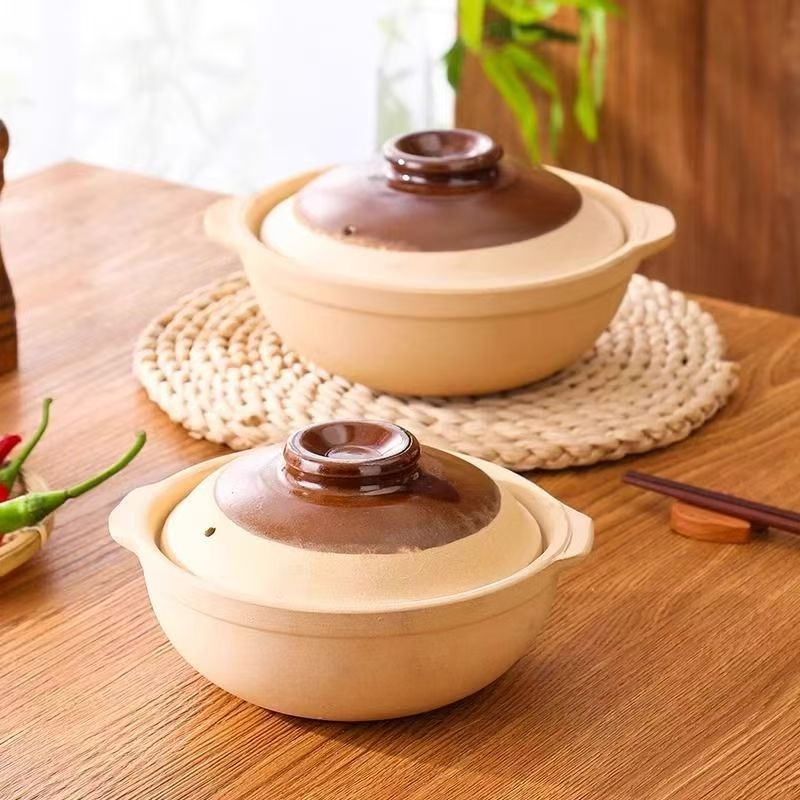 Ceramic Clay Kichenware Dinnerware Soup Cooking Casseroles Pot