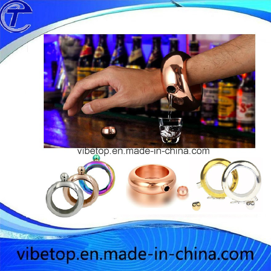 Colorful Bracelet Nice Style of Stainless Steel Hip Flask (VH-08)
