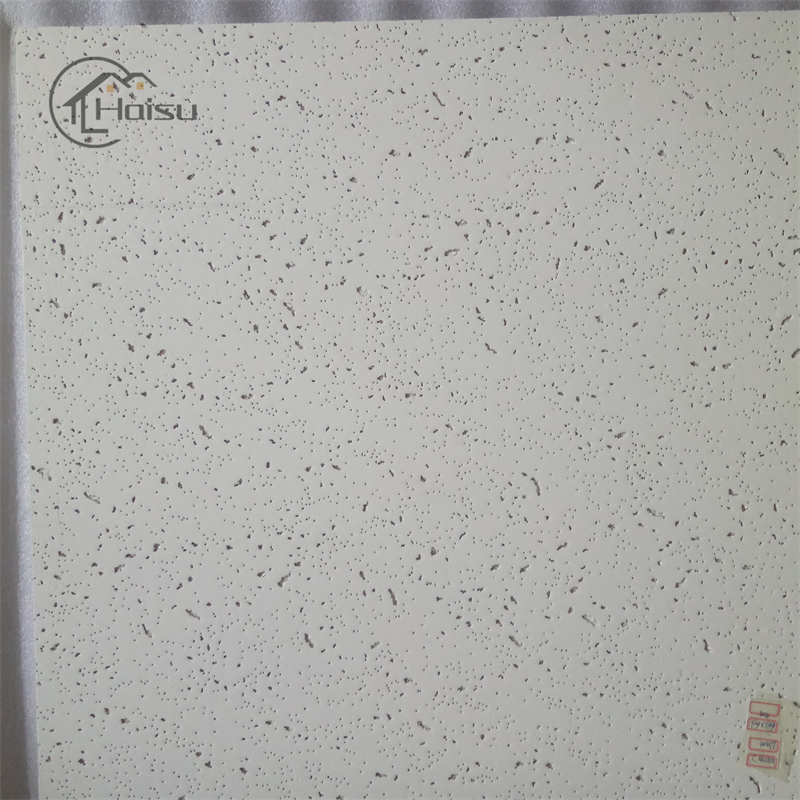 Light Weight Water Resistant Mineral Fiber Wool Ceiling Tiles with T-Bar Grid for Acoustic Ceiling