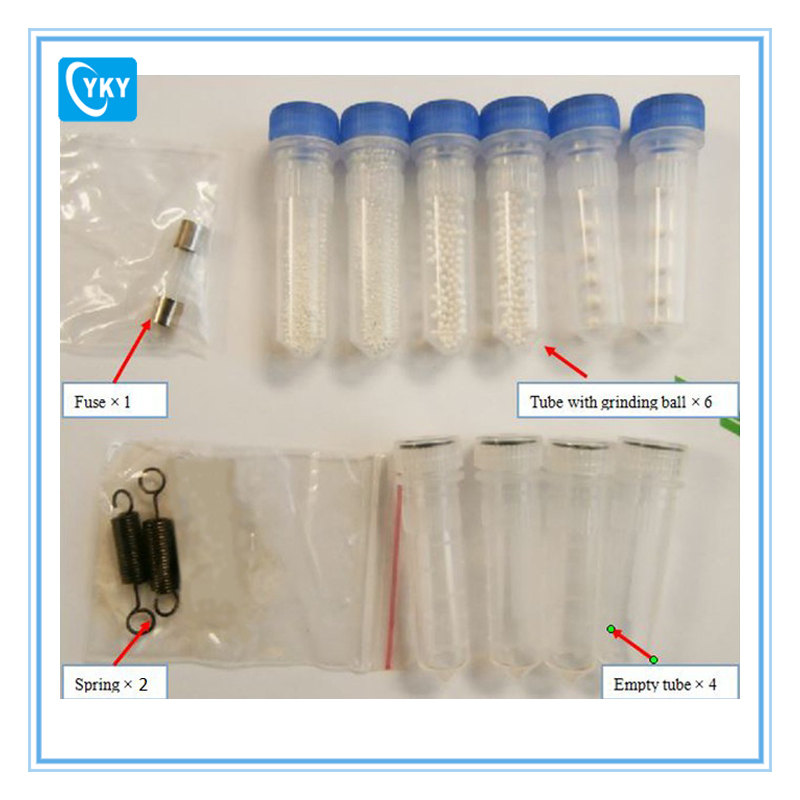 Micro-Vibration Mill with Zirconia Beads and Agate Mortar