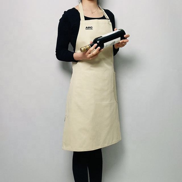 Baking Cooking Printed 100% Organic Cotton Canvas Apron with Two Pockets