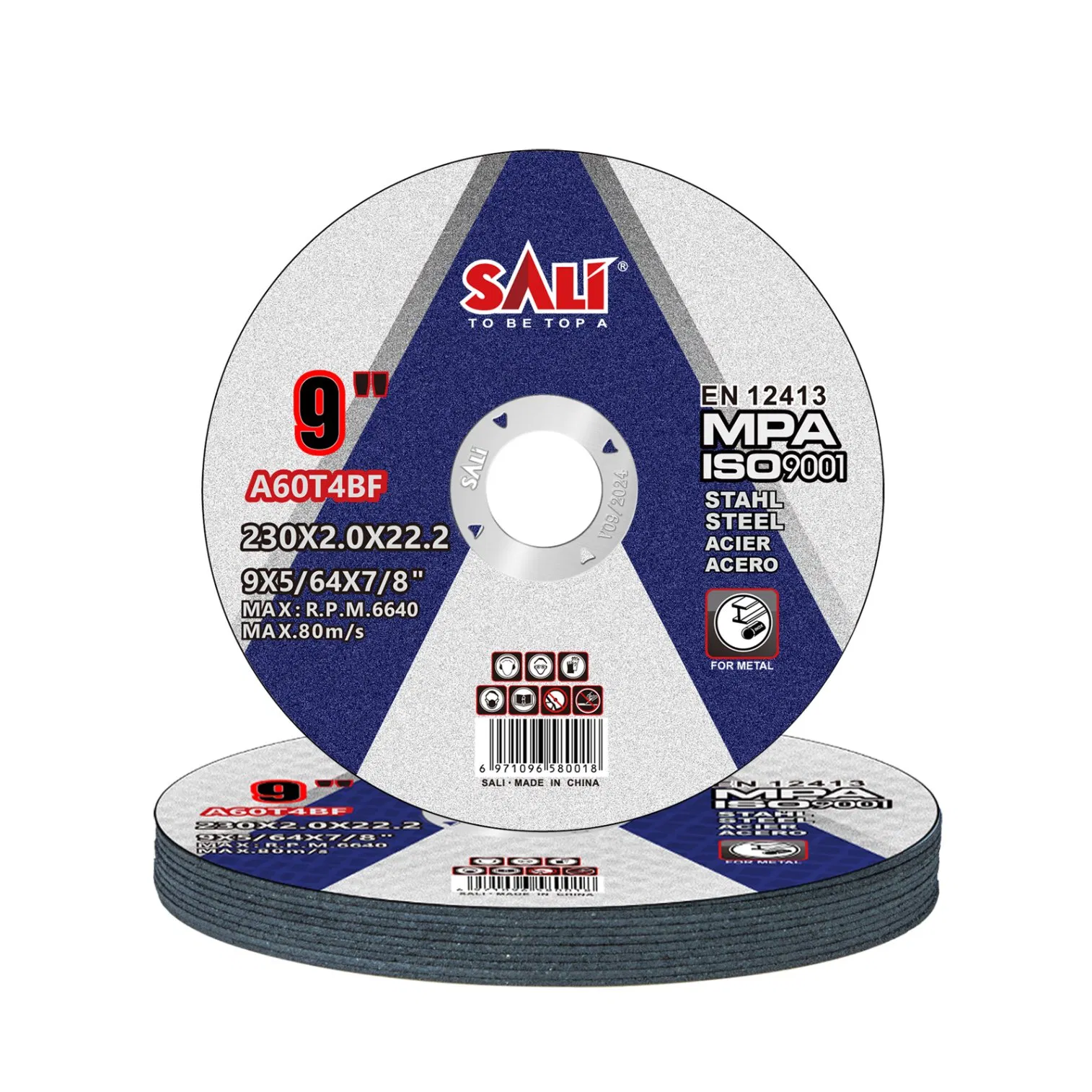 Sali 9inch 230*2.0*22mm Professonal Quality Metal Cutting Disc