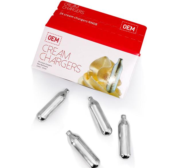 Food Grade Fast Gas for Dessert Making Finest Quality Mosa Whipped Cream Chargers