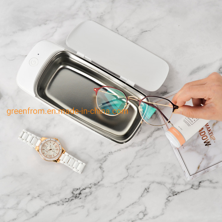New Design Mini Cleaning Machine Fashion Portable House Hold Use Ultrasonic Cleaner for Jewelry Eyeglasses Watch Shaver