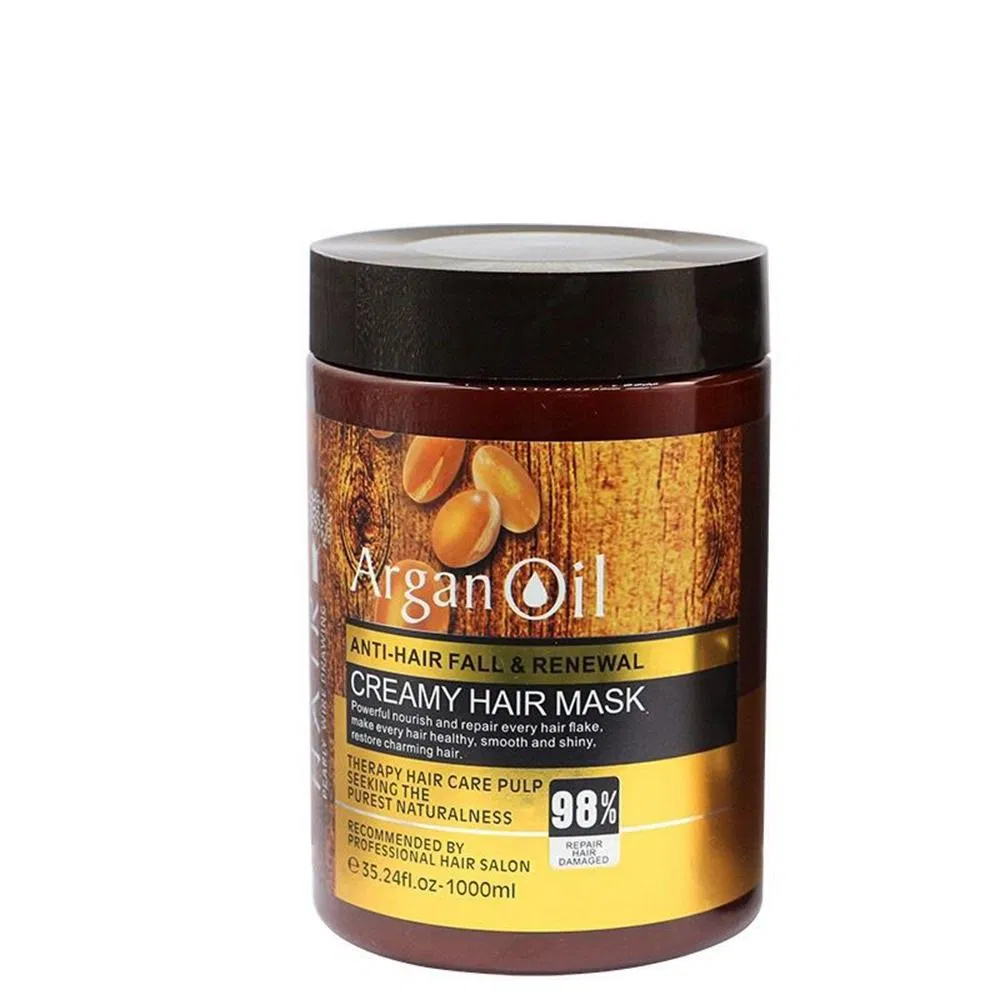 OEM ODM Manufacturer Natural Treatment Keratin Argan Oil 1000ml Hair Mask for Damaged Hair