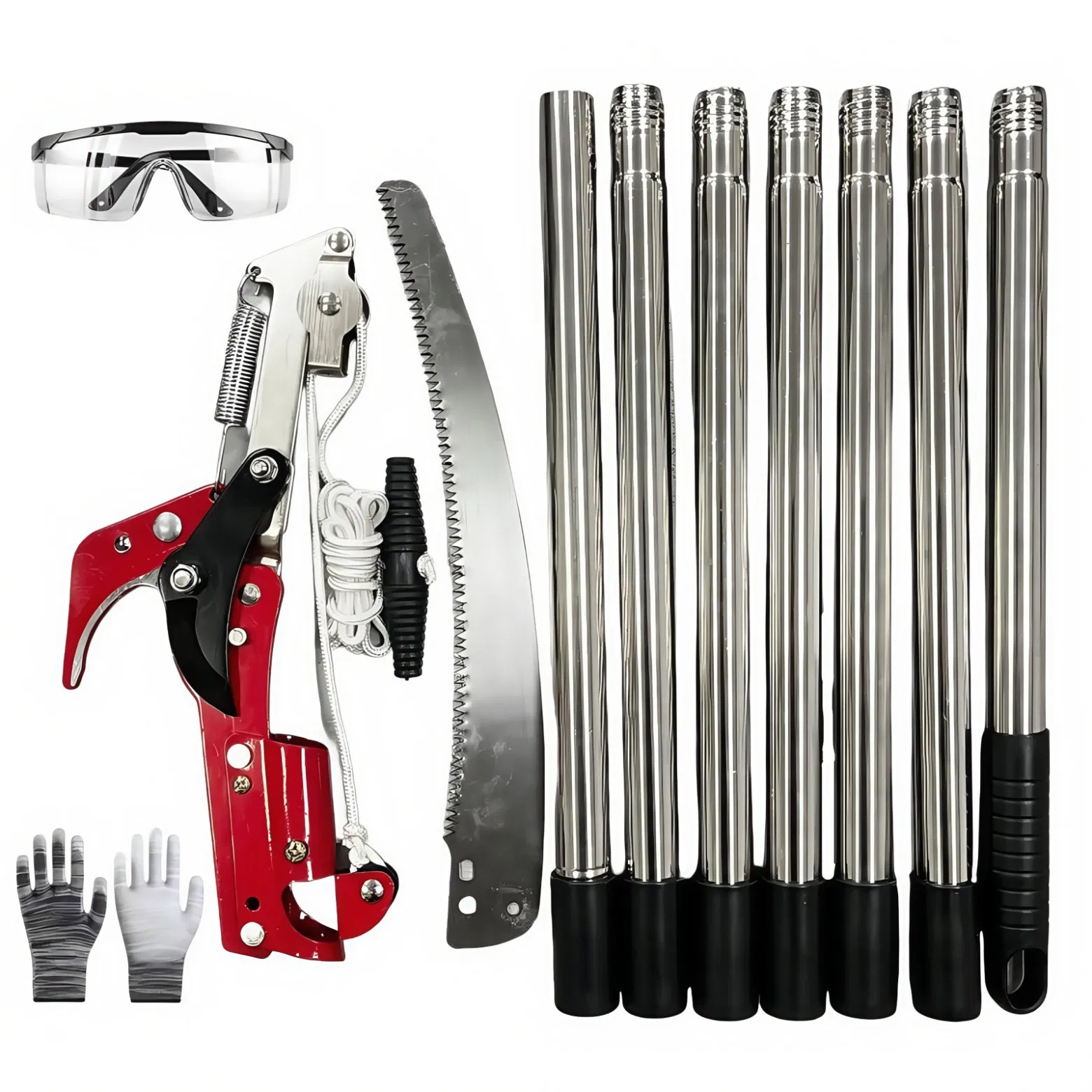 Ручная пила-штанга 13FT для обрезки высоких веток