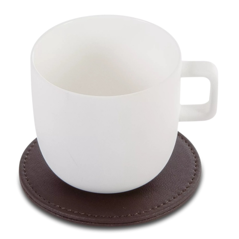 Customized Cup Mat Mug Pad Coaster Made of Bio-Based Vegan Pineapple Leather