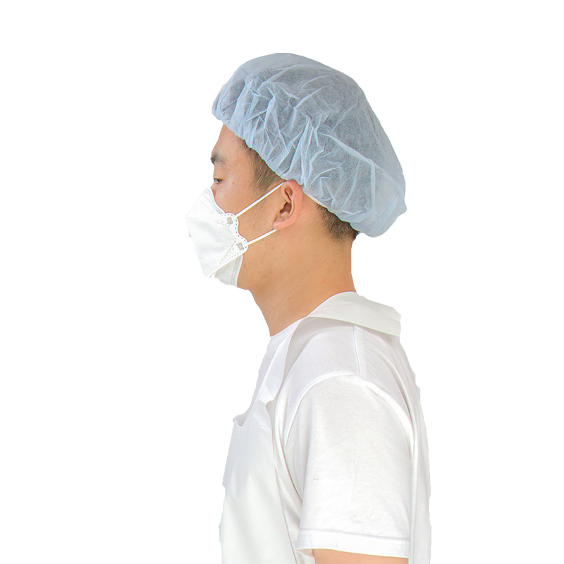Disposable PP Non Woven Strip Clip Cap Bouffant Head Cover Hair Net