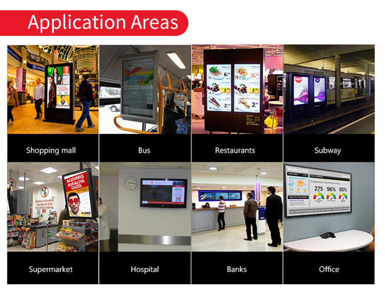 10.1 Inch Mounting Wall Mounted LCD Advertising Display Digital Frame