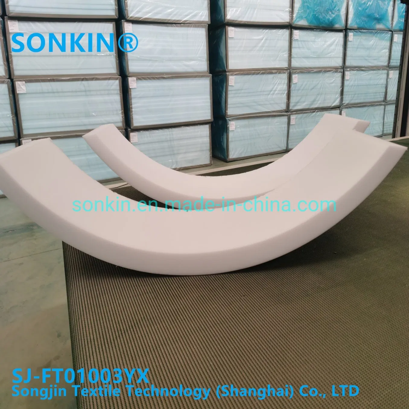 White Higher Density Melamine Sponge Acoustic Sound Absorption Foam Special Shaped Sheet, Bag