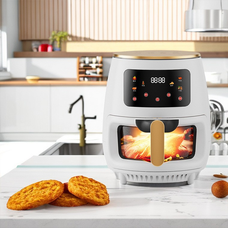 2026 Newest Customized Logo 10L Air Fryer 220V/110V Air Fryer Home Use Intelligent Large Capacity Air Fryer Oven