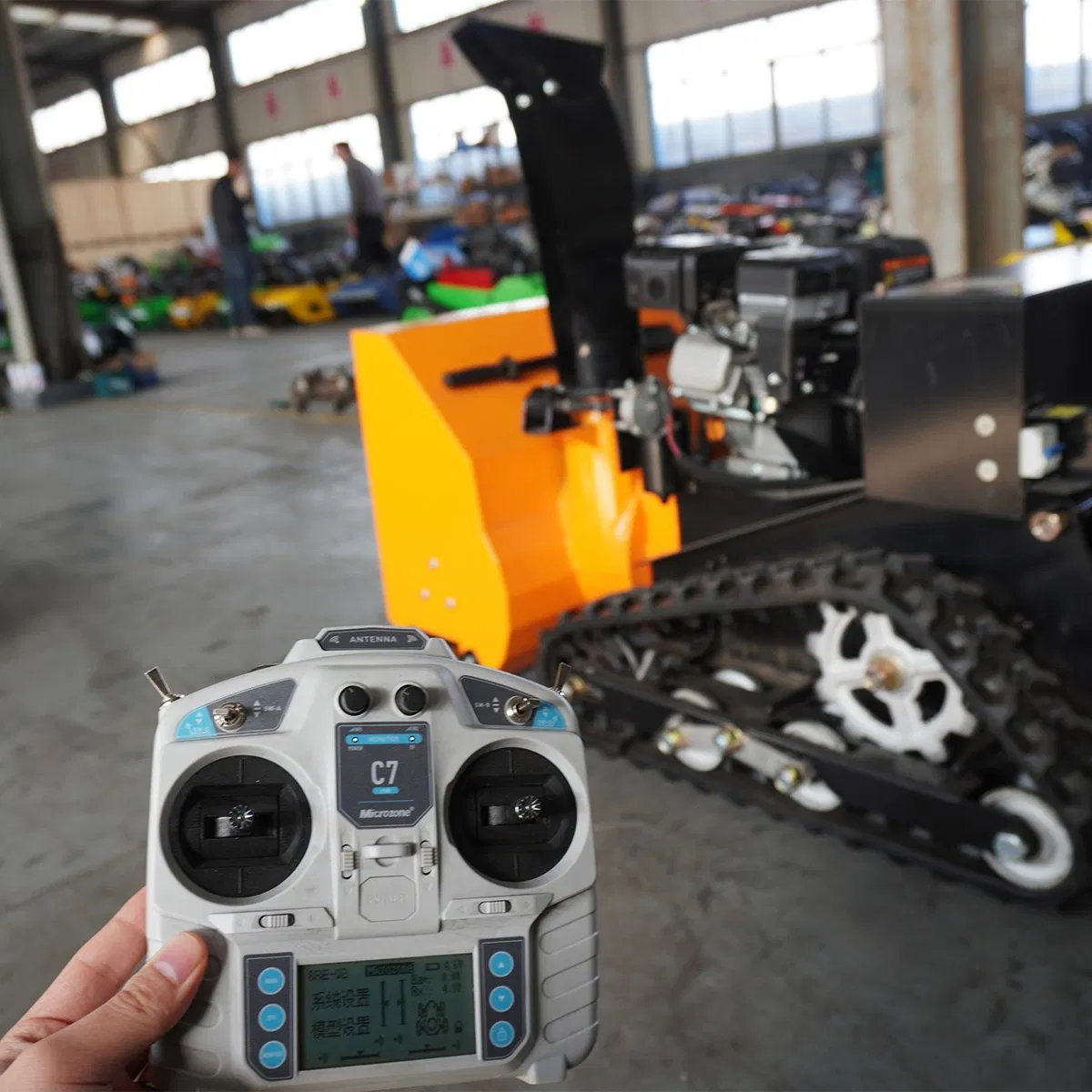 Remote Control Intelligent Snow Blower Robot Radio Controlled Snow