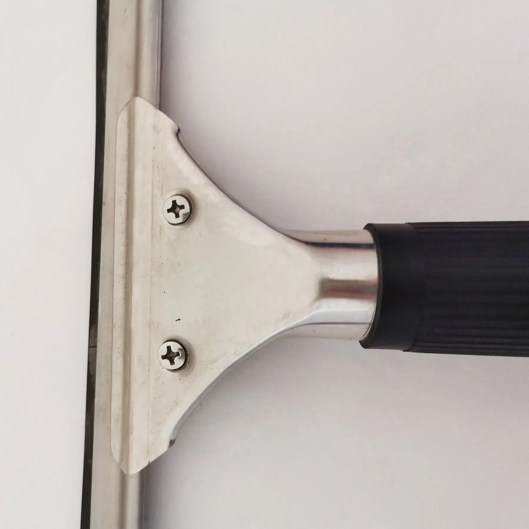 25 Cm Stainless Steel Cleaning Squeegee Glass Wiper with Rubber Blade, for Cleaning Windows Windshields, etc