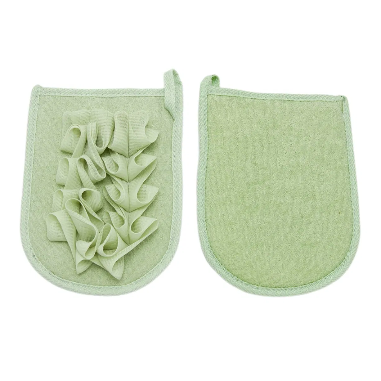 Hot Sell OEM Brand Bath Glove with Mesh Sponge