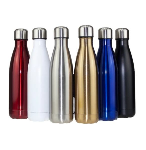 professional Factory Vacuum Cola Shape Double Wall Drinking Flask Sports Stainless Steel Water Bottle