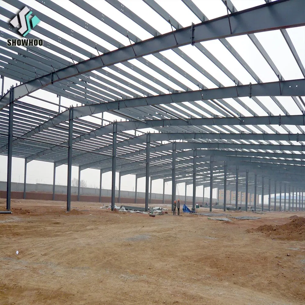 Anti-Seismic H Section Steel Column Galvanized Steel Frame Workshop Structure