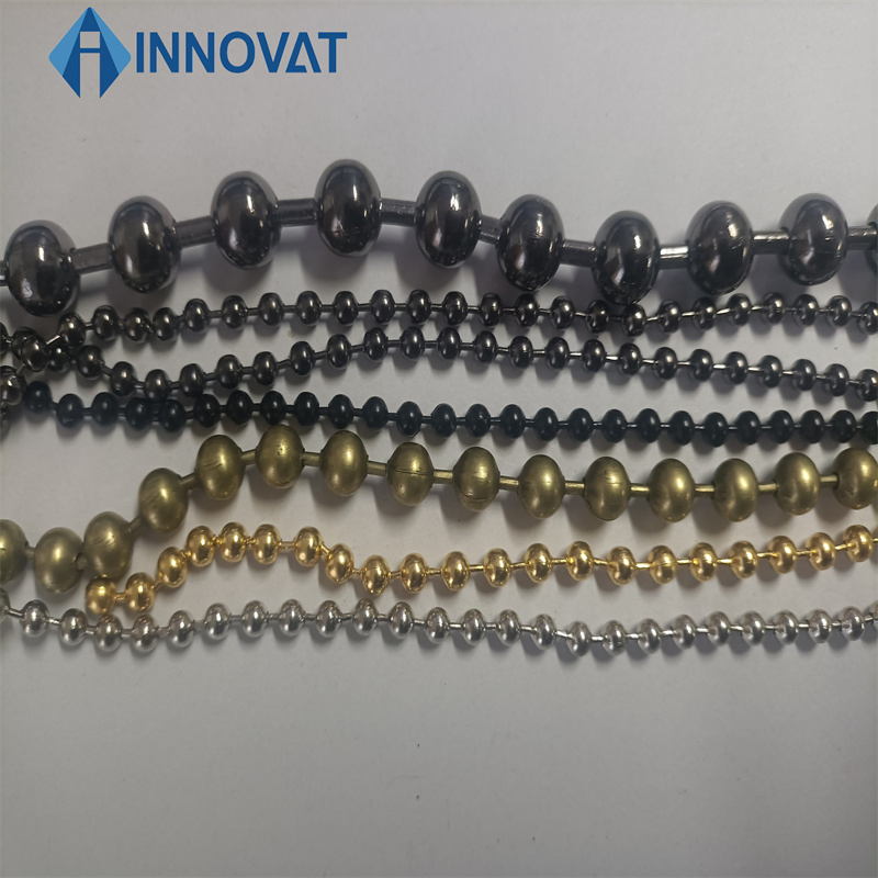 Decorative Metal Beaded Curtain / Metal Beaded Shower Curtains/ Ball Chain Curtain