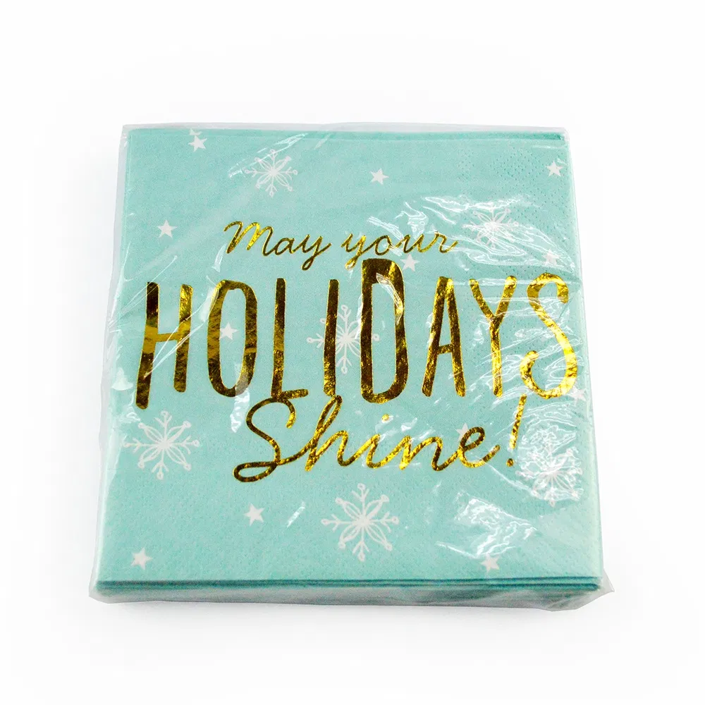 Colorful Decoration Factory Eco-Friendly Disposable Linen-Like Lunch Napkins Soft and Absorbent Luncheon Napkins White Tissue Airlaid Paper Napkins