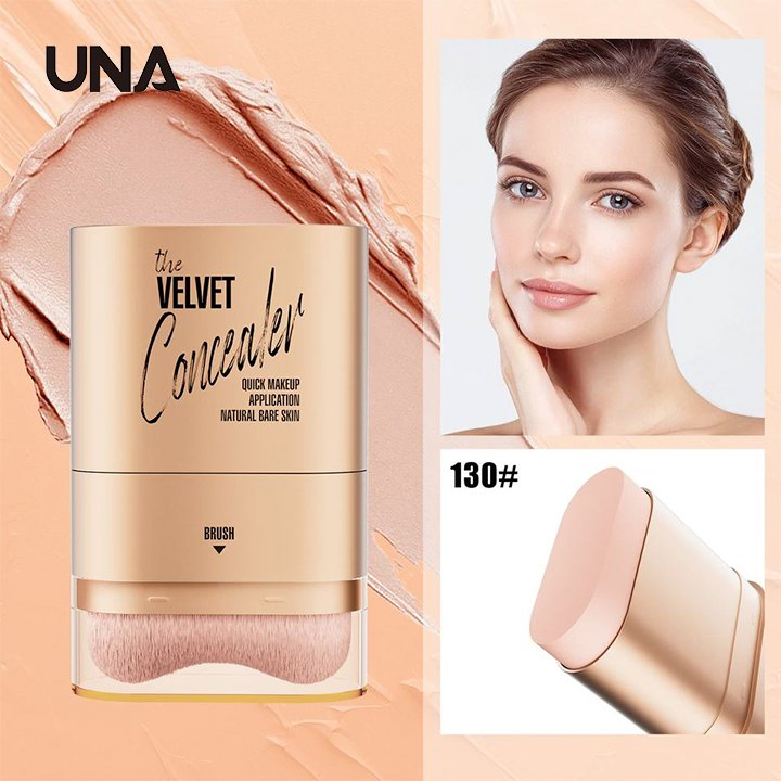 2-in-1 Custom Matte Foundation Concealer Mineral Full Coverage Stick with Oil-Control Brightening Effects Private Label Cream