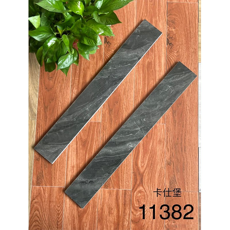 110X800mm Marble Pattern Porcelain Skirting Boarder Wall Tile for Kitchen