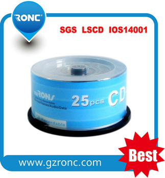 Чистые CD-R диски 700MB 52x, 80 минут