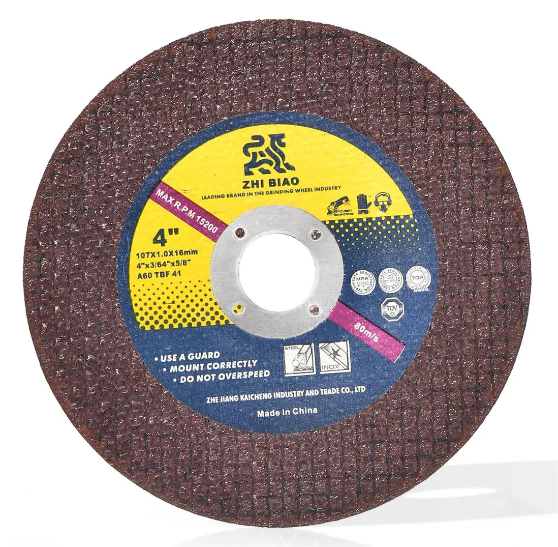 Абразивный отрезной диск 107 мм, красный