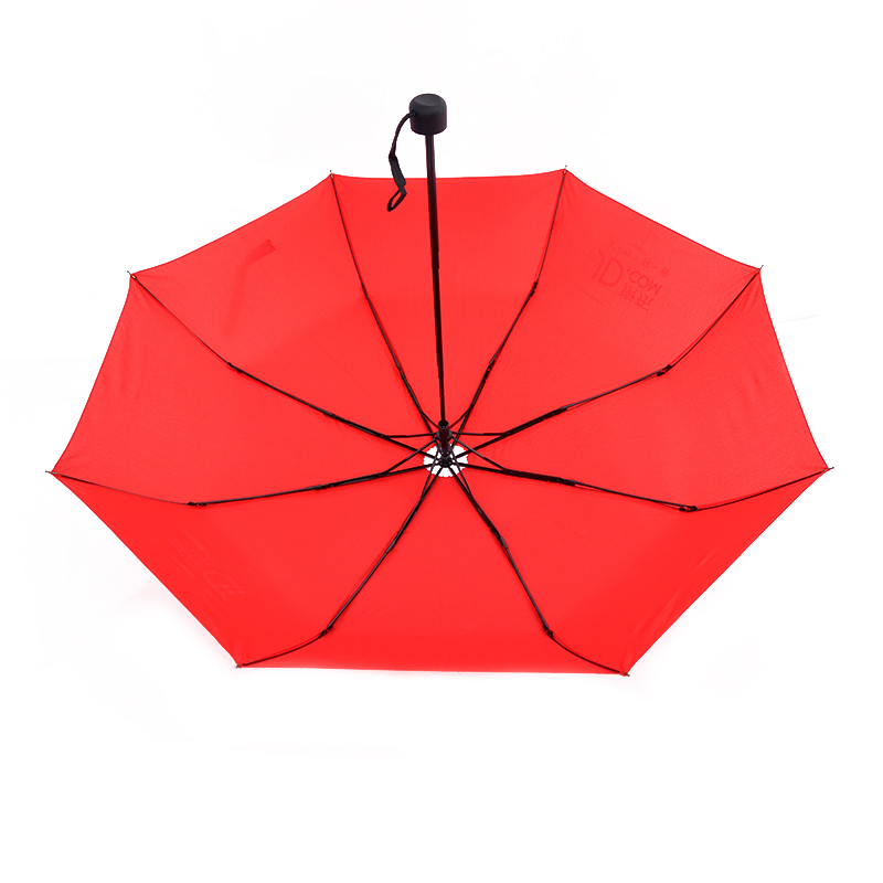 3 Fold Umbrella with Manual Open Rubber Handle Wholesale Factory Made Fast Delivery Best Sales