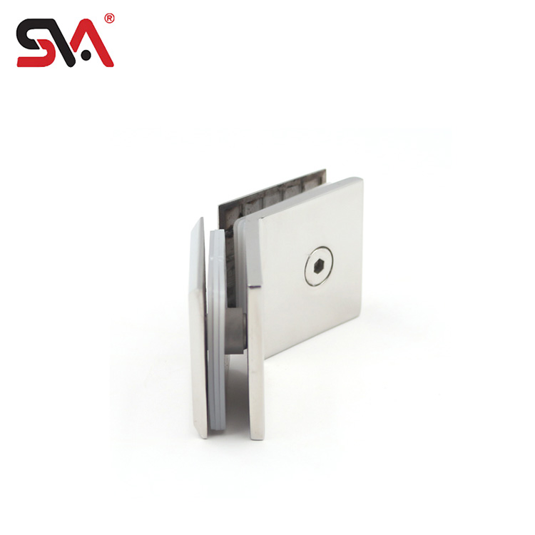 Modern Stainless Steel 135 Degree Glass Shower Door Hinge Patch Clamp