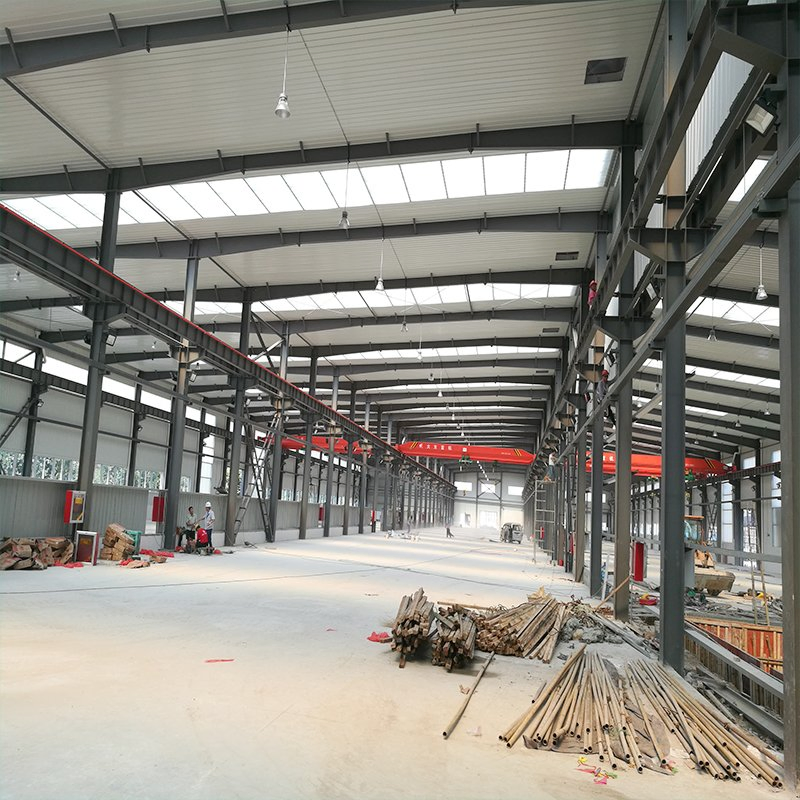 Qingdao Factory Prefabricated Frame Construction Steel Structure Shop Shed Workshop