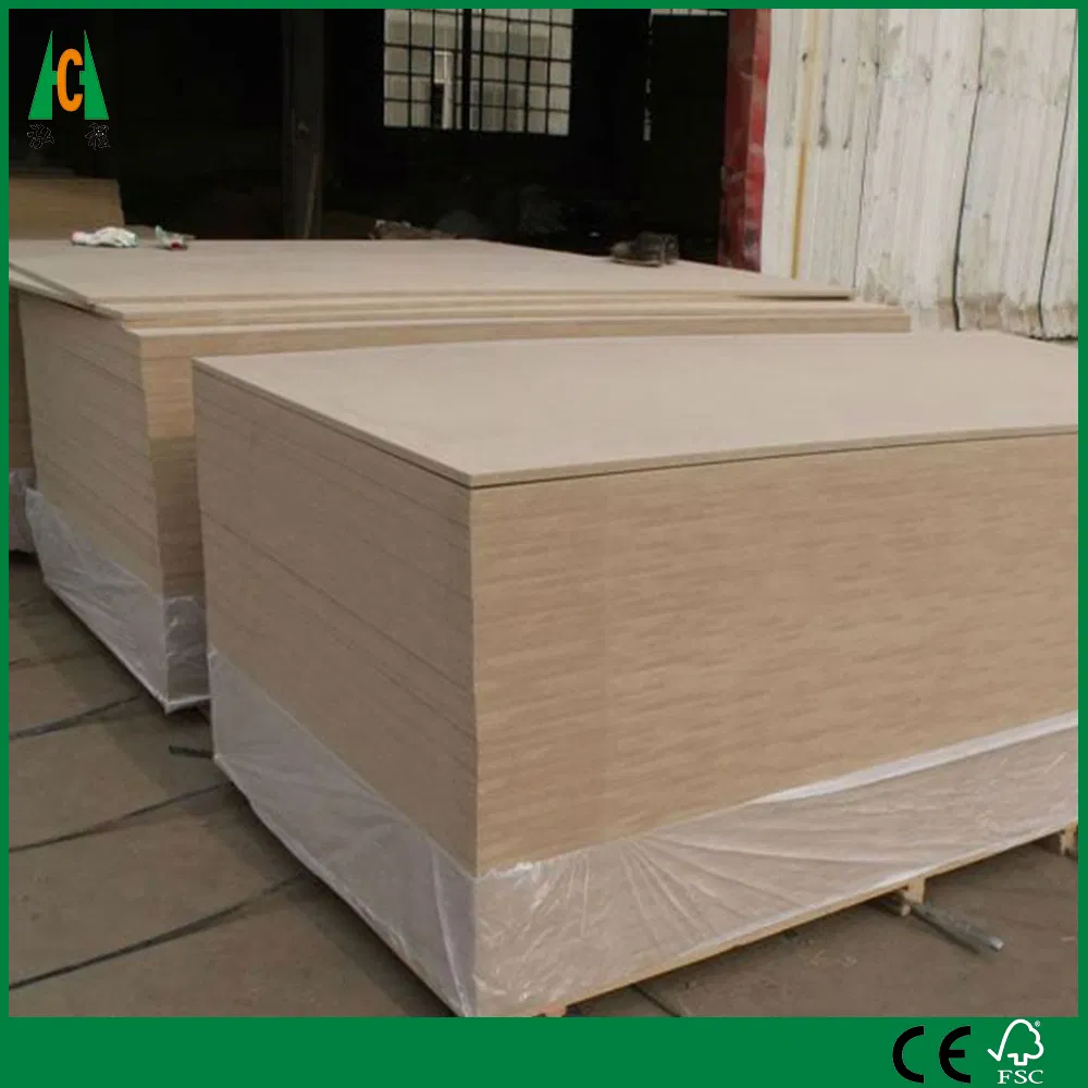 1220*2440*18mm Raw/Plain MDF Board with High Quality for The Furniture