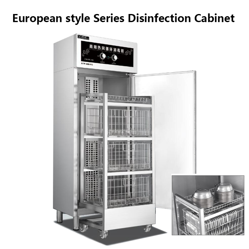 European Style Commercial Ozone Disinfection Cabinet for File/Dishes/Cups Sterilization