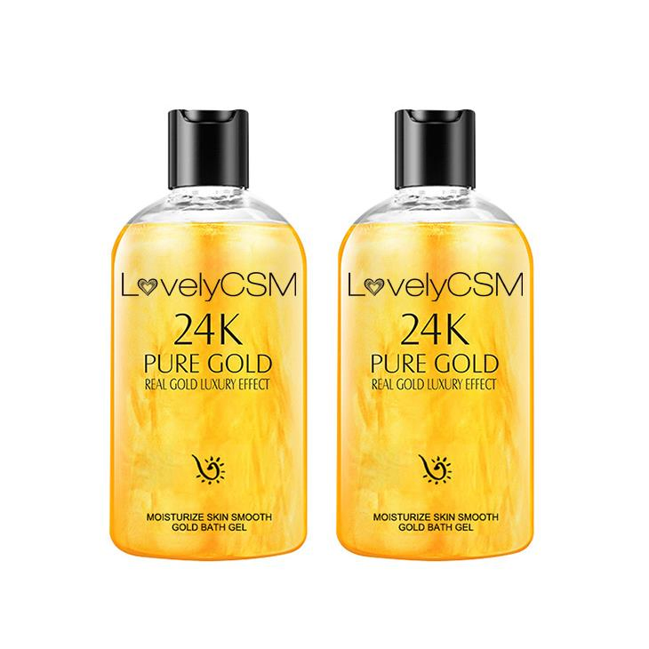 Online Wholesale in Stock Shower Gel 24K Female Men's Liquid Soap Gold Private Label Body Fragrance Hotel Natural Adults Hotel Travel SPA Home Washing Gel