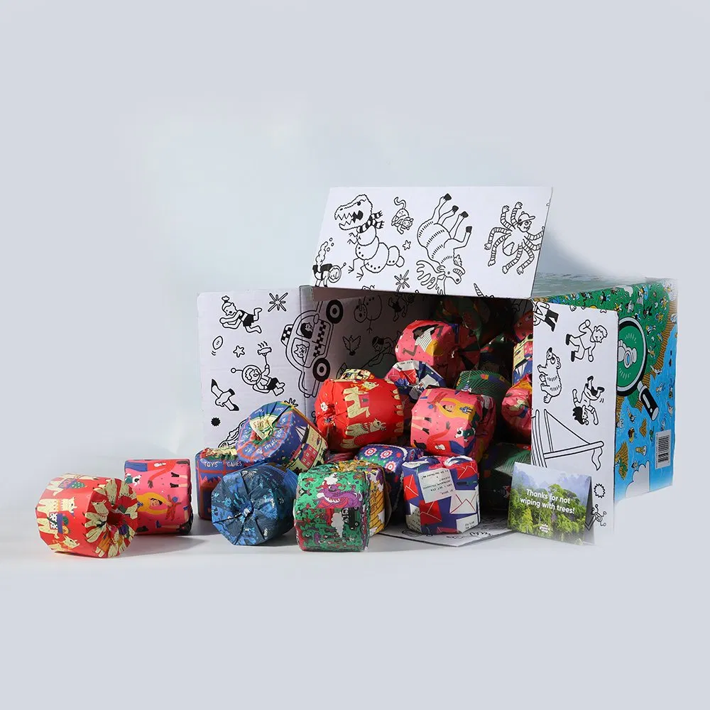 Standard Size and Biodegradable Heathy Toilet Paper Customized Logo 3ply CE Toilet Tissue Paper