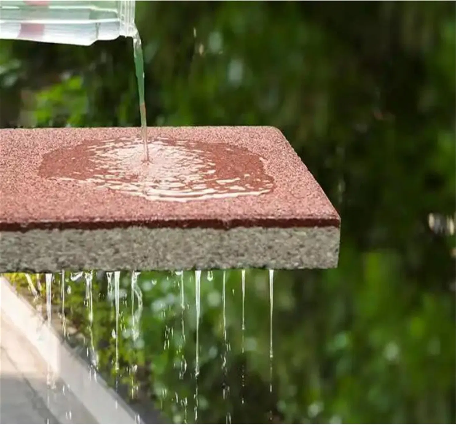 Water Permeable Ceramic Brick for Exterior Use High Compressive Strength Free Sample
