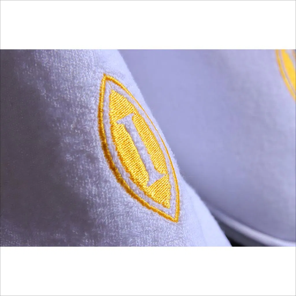 Simple Design Terry Cloth Disposable SPA Hotel Slippers with Logo