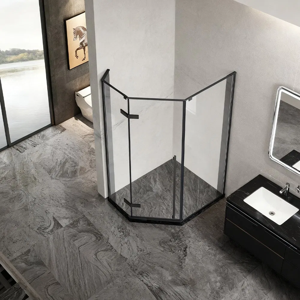 Classic Stainless Steel Shower Room Exclusively for Hotel Bathrooms